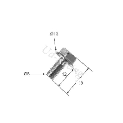 Stopfen f�r Ventilschutzgeha�se Quad Shineray 250ccm ST-9E, Ersatz Shineray 250 STIXE ST9E