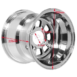 Alufelge hinten f�r Quad Bashan 200ccm (BS200S-7), Ersatzteile Bashan 200cc BS200S7