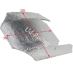 Benzintankschutz in Aluminium Pocket Bike Polini, Teile Pockets Polini 911 GP3