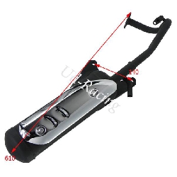 Auspuff f�r Scooter Baotian BT49QT-11, Ersatzteile Baotian BT49QT-11