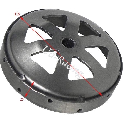 Kupplungsglocke bel�ftet - leicht Baotian Scooter 50ccm BT49QT-11, Ersatzteile Baotian BT49QT-11