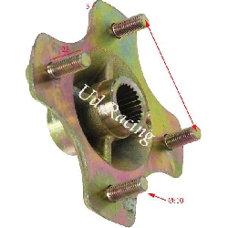 Radnabe hinten f�r Quad der Shineray 250 STIXE ST9E (typ 2), Ersatz Shineray 250 STIXE ST9E