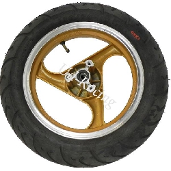 Rad vorn f�r chinesischen Skooter (Gold  - typ 3), Chinesische Motorroller Teile