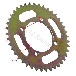 Z�ndkerze f�r Skooter Baotian BT49QT-7, Ersatzteile Baotian BT49QT-7
