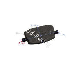 Bremsbelag vorn Motorroller Baotian BT49QT-9, Ersatzteile Baotian BT49QT-9